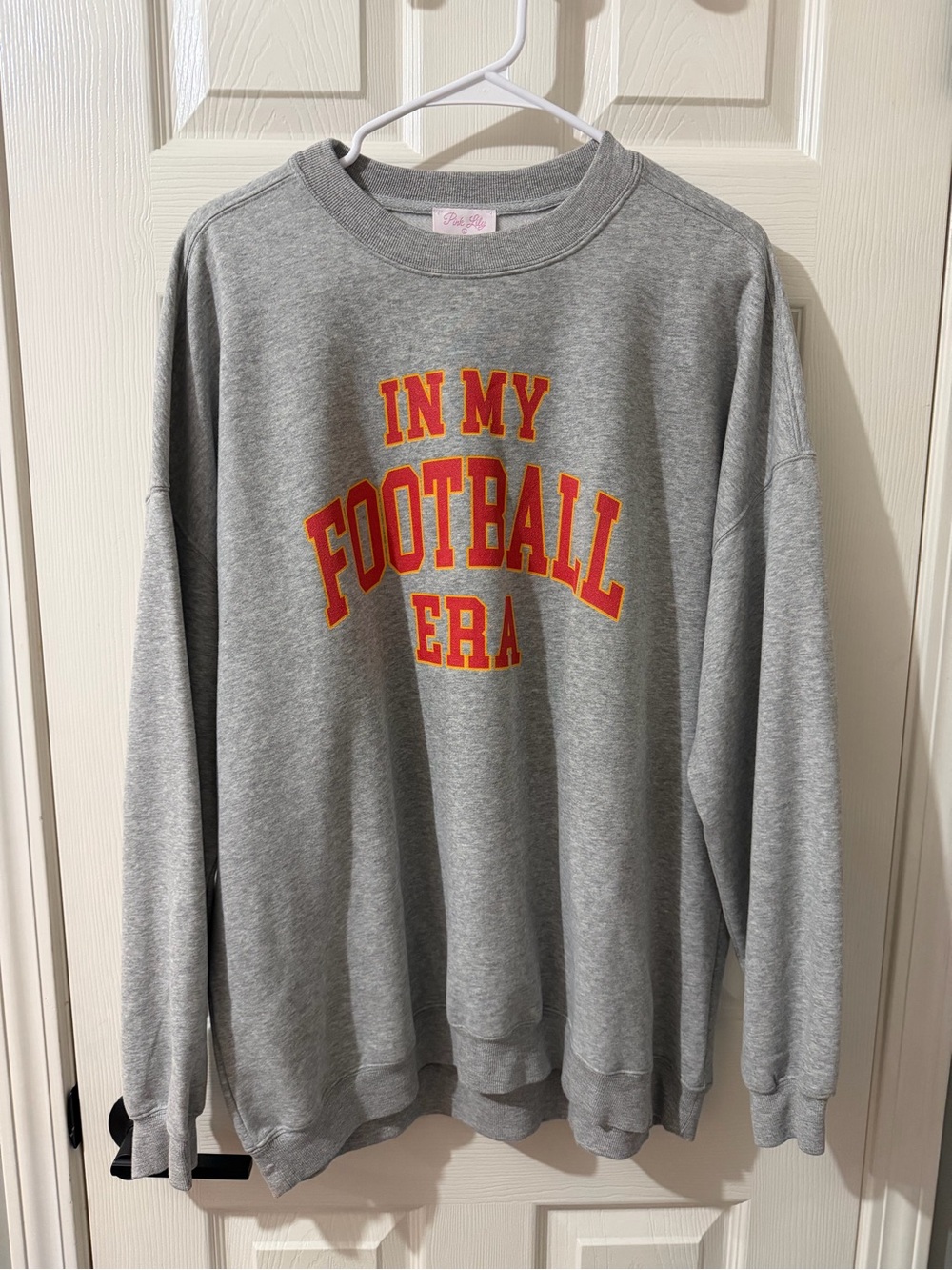 Gray 'In My Football Era' Crewneck Sweatshirt